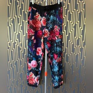 Johnny Was Black Floral Activewear